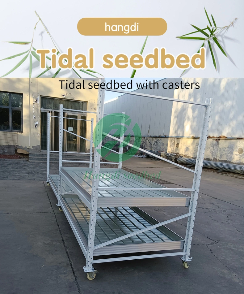 Planting Console with Casters Hydroponic Grow Plant Seedbed Ebb and Flow Growing Systems for Agricultural Planting Multi Layers System