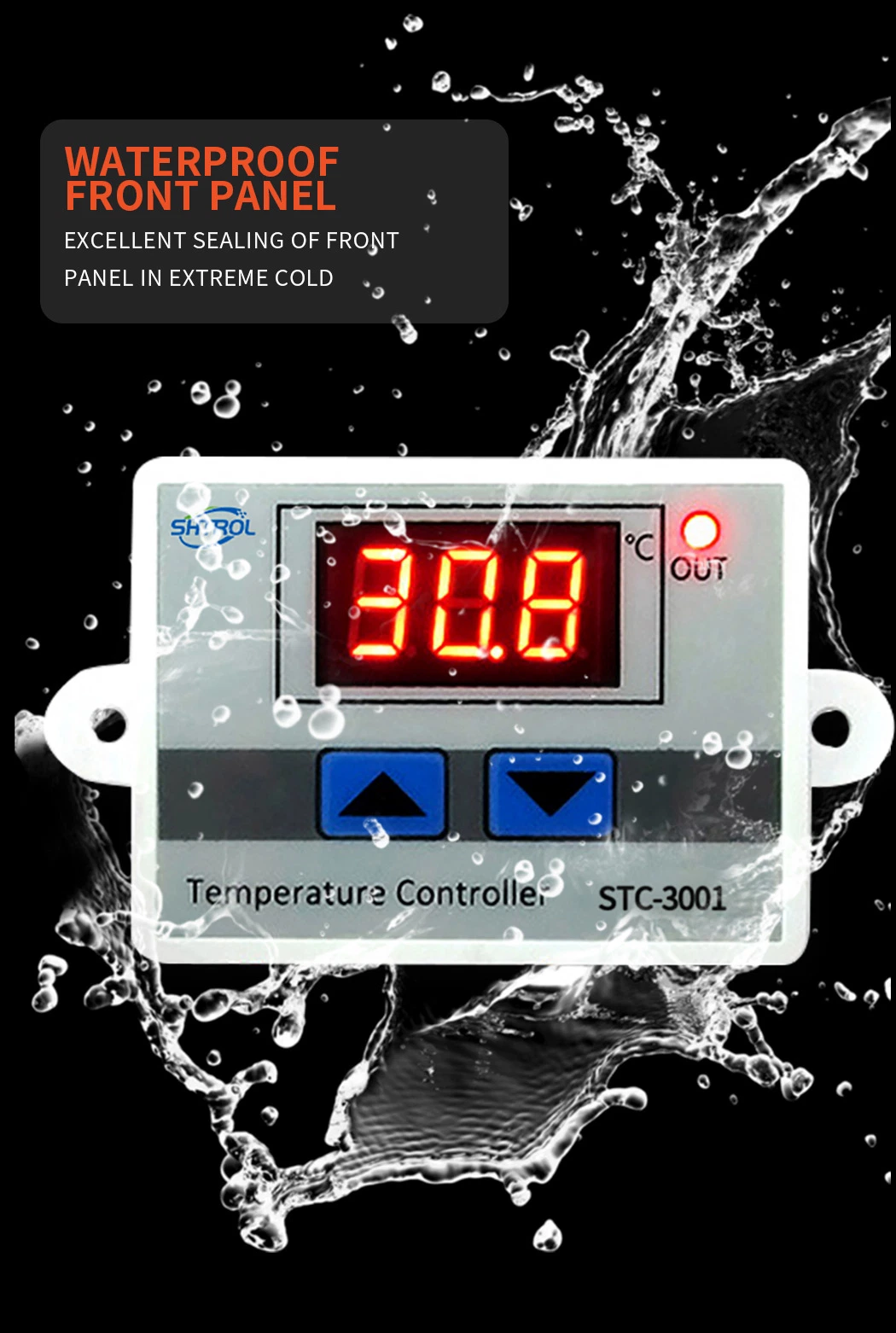 Xh-W3001 Thermostat Control Microcomputer Digital Temperature Controller for Incubator Cooling and Heating 12V /24V / 220V