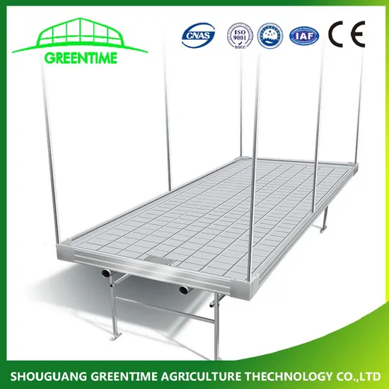 Multi Level Growing Rack System Vertical Rolling Benches with Tray for Medical Plants 