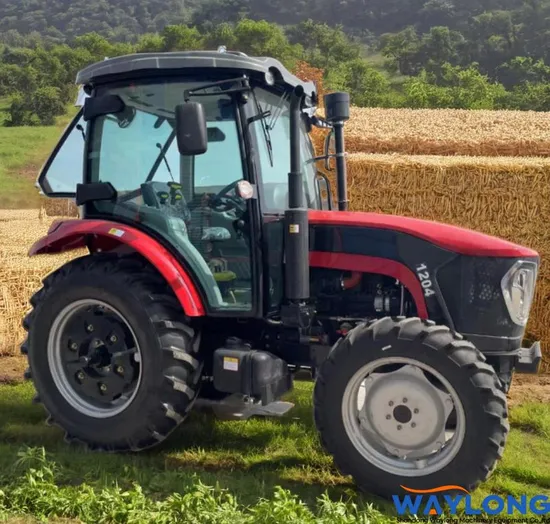 4X4 4WD 220HP 130HP 75HP 150HP 25HP Rotary Tiller Tractor Efficient Hitch Guidance Display Fertigation Compatible Hay Bale Handler 
