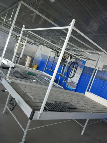 Ebb and Flow Tables Vertical Grow Tbales Grow Rack System for Medical Plants 