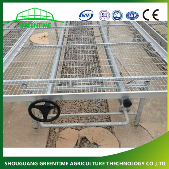 Mesh Commercial Rolling Bench System for Agricultural Planting Nursery 