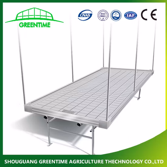 Multi Level Growing Rack System Vertical Rolling Benches with Tray for Medical Plants 