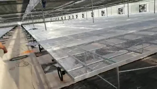 Mesh Commercial Rolling Bench System for Agricultural Planting 