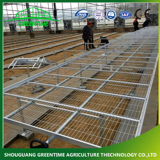 Mesh Rolling Bench System for Agricultural Planting Nursery 
