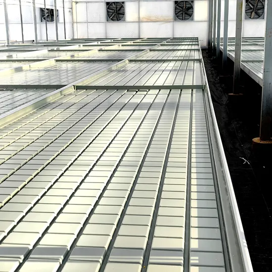 Hydroponic Greenhouse Rolling Bench Agriculture Growing Ebb and Low Table Benches Hydroponic Flood Tray Accessories ABS Plastic 
