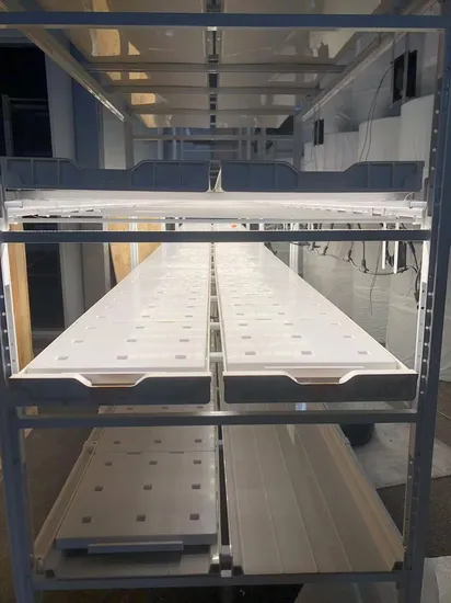 Nft Hydroponic System with LED Grow Lights for Microgreens Vertical Hydroponic 