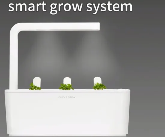 Modern Smart Garden 9 Hydroponic System for Indoor Floor Gardening LED Light 