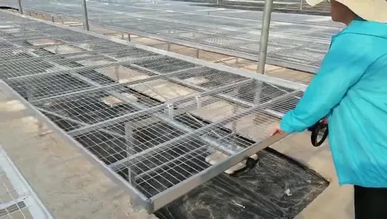 Mesh Commercial Rolling Bench System for Agricultural Planting 